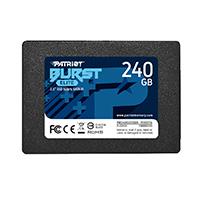 UNIDAD DE ESTADO SOLIDO INTERNO PATRIOT BURST ELITE 240GB 2.5 SATA 3 LECT.450/ESCR.320MBS 7MM PC LAPTOP MINIPC SIN BACKET