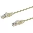 CABLE DE 30CM DE RED ETHERNET CAT6 DELGADO SIN ENGANCHES - CABLE DE RED SNAGLESS - GRIS - STARTECH.COM MOD. N6PAT1GRS